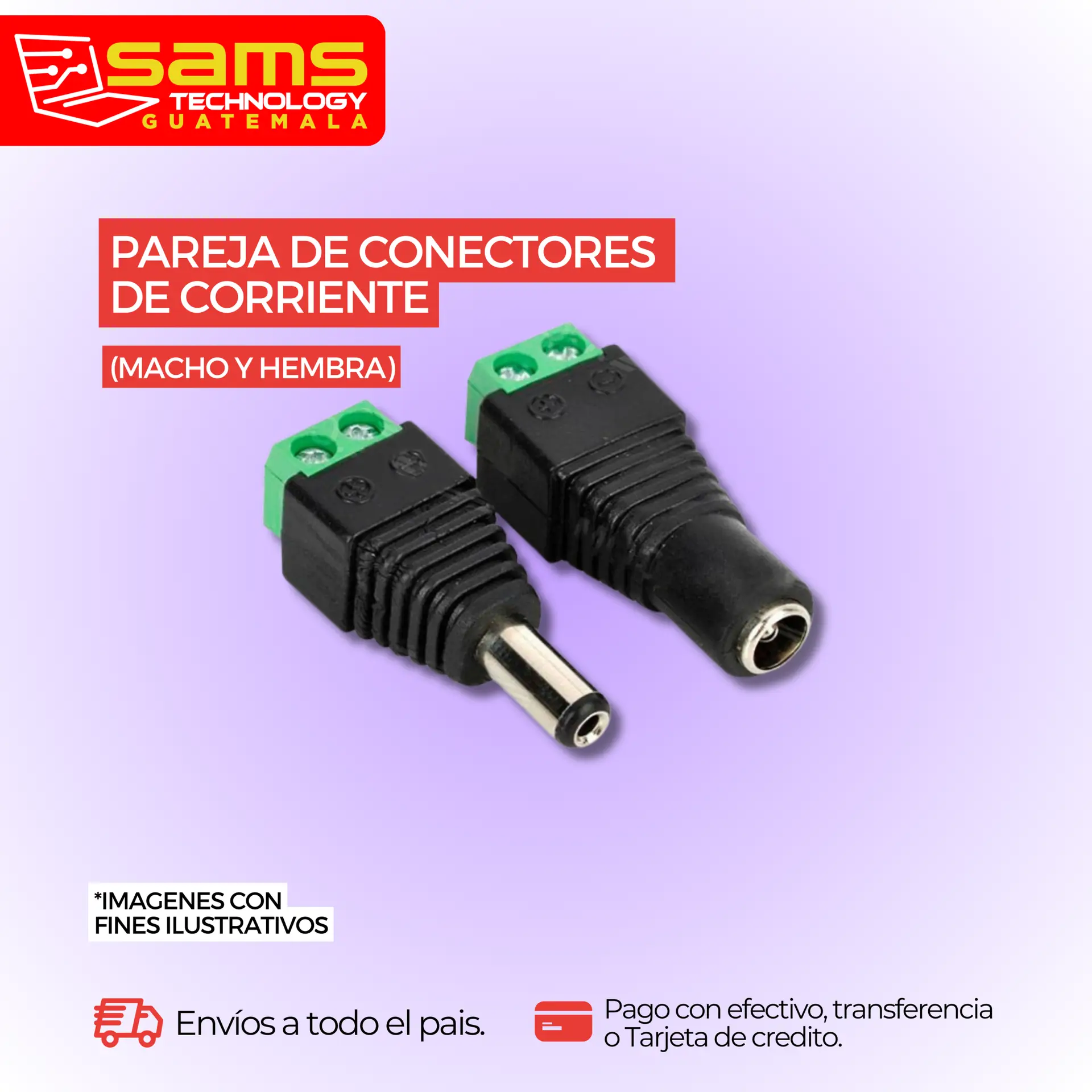 7.png Conectores de Corriente / Hembra y Macho - Imagen 1