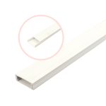 Canaleta Blanca 2mts con Adhesivo