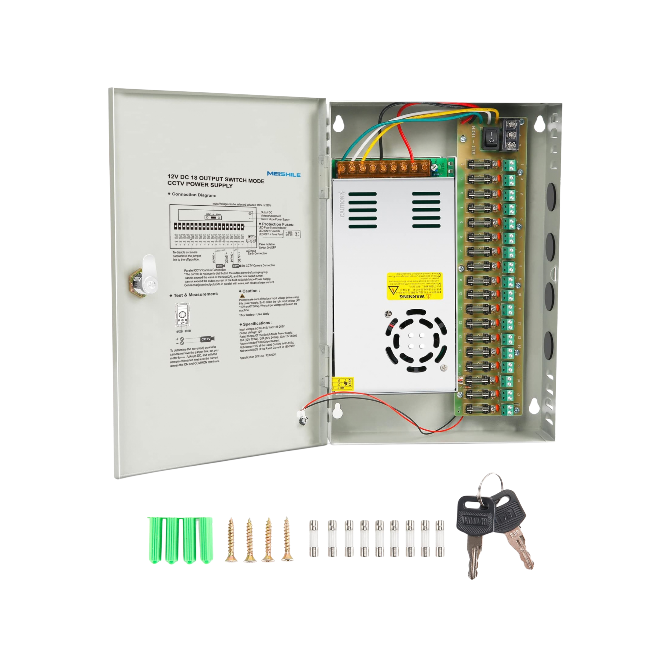 PODER 18CH Fuente de Poder 18 Canales - Imagen 1