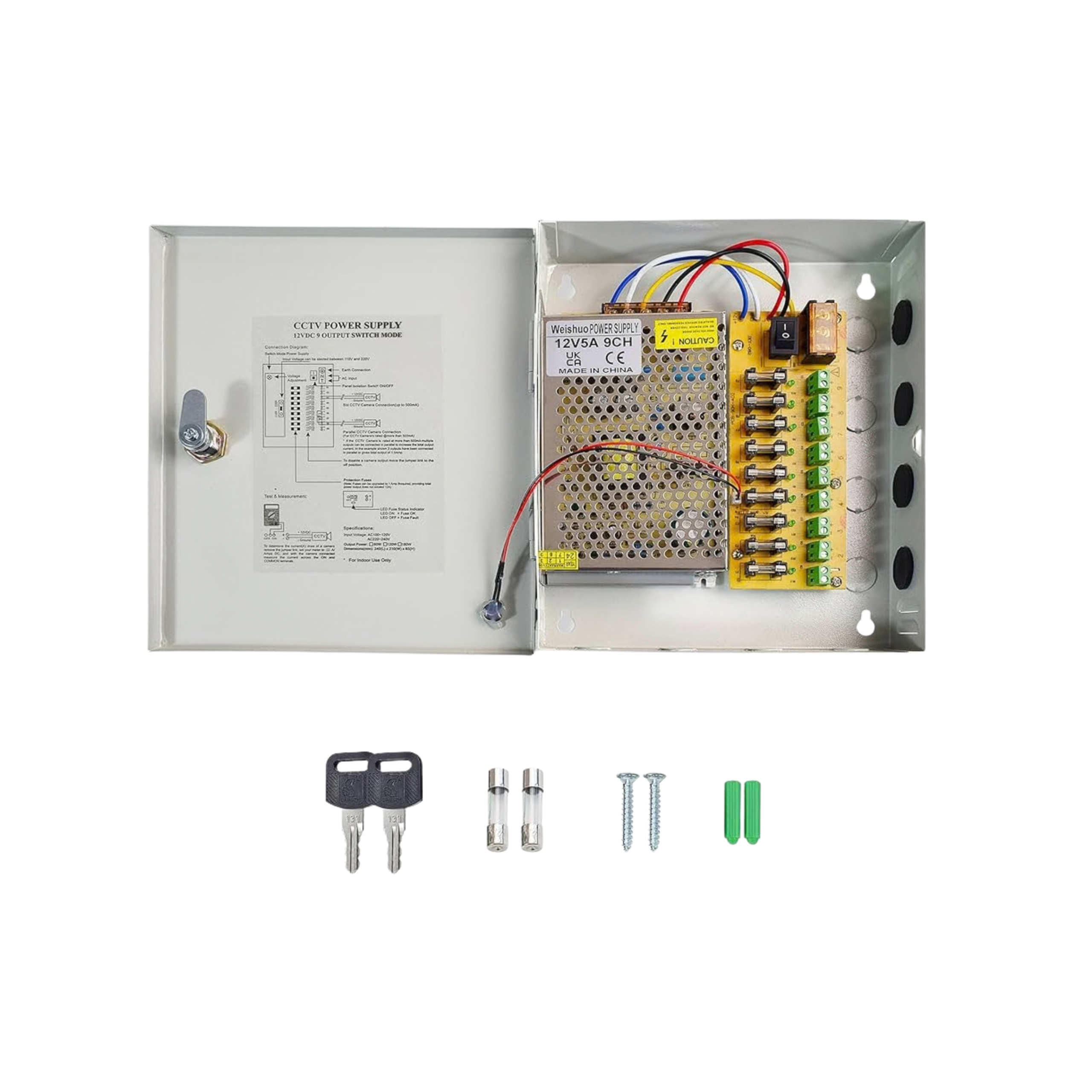 PODER 9CH Fuente De Poder 9 Canales - Imagen 1