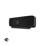 AIRE ACONDICIONADO DE 12,000 BTU INVERTER DE 220V WiFi Negro