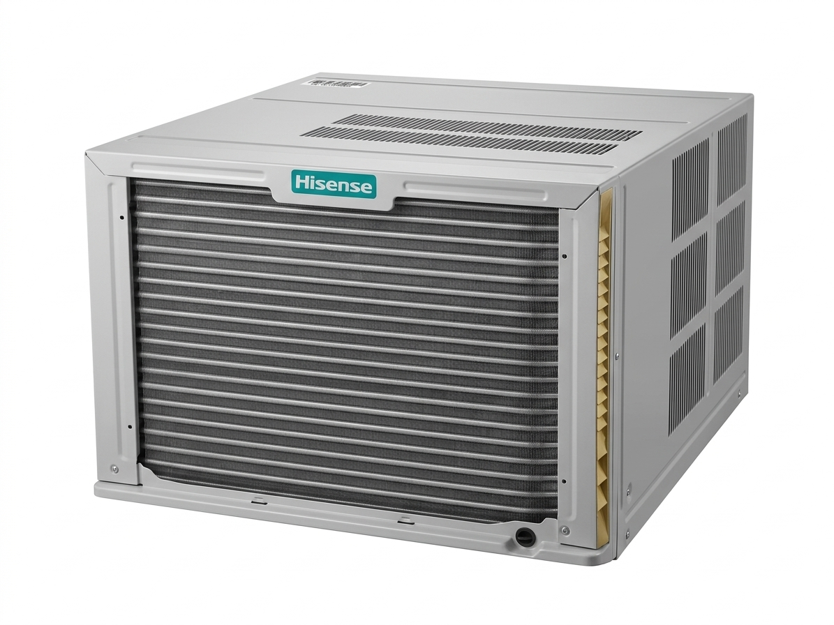 Gemini_Generated_Image_ucsbueucsbueucsb AIRE ACONDICIONADO TIPO VENTANA DE 18,000 BTU 220V HISENSE - Imagen 1