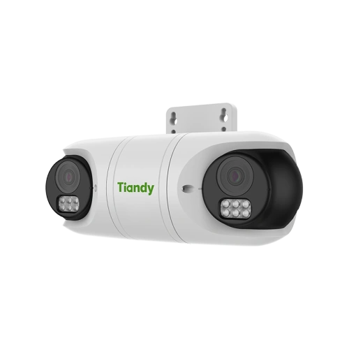 PORTADA-2 Cámara Tiandy 2MP Tipo Bala Doble Lente Con Audio IP Poe - Imagen 1