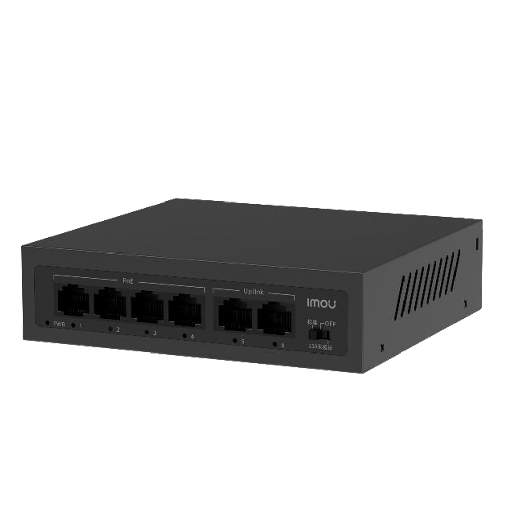 SF106P SWITCH POE 6 PUERTOS IMOU SF106P - Imagen 1