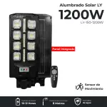 Lampara De Alumbrado Solar 1200w