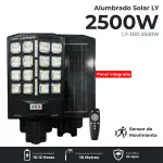 Lampara De Alumbrado Solar 2500w