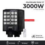 Lampara De Alumbrado Solar 3000w