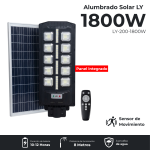 Lampara De Alumbrado Solar 1800w