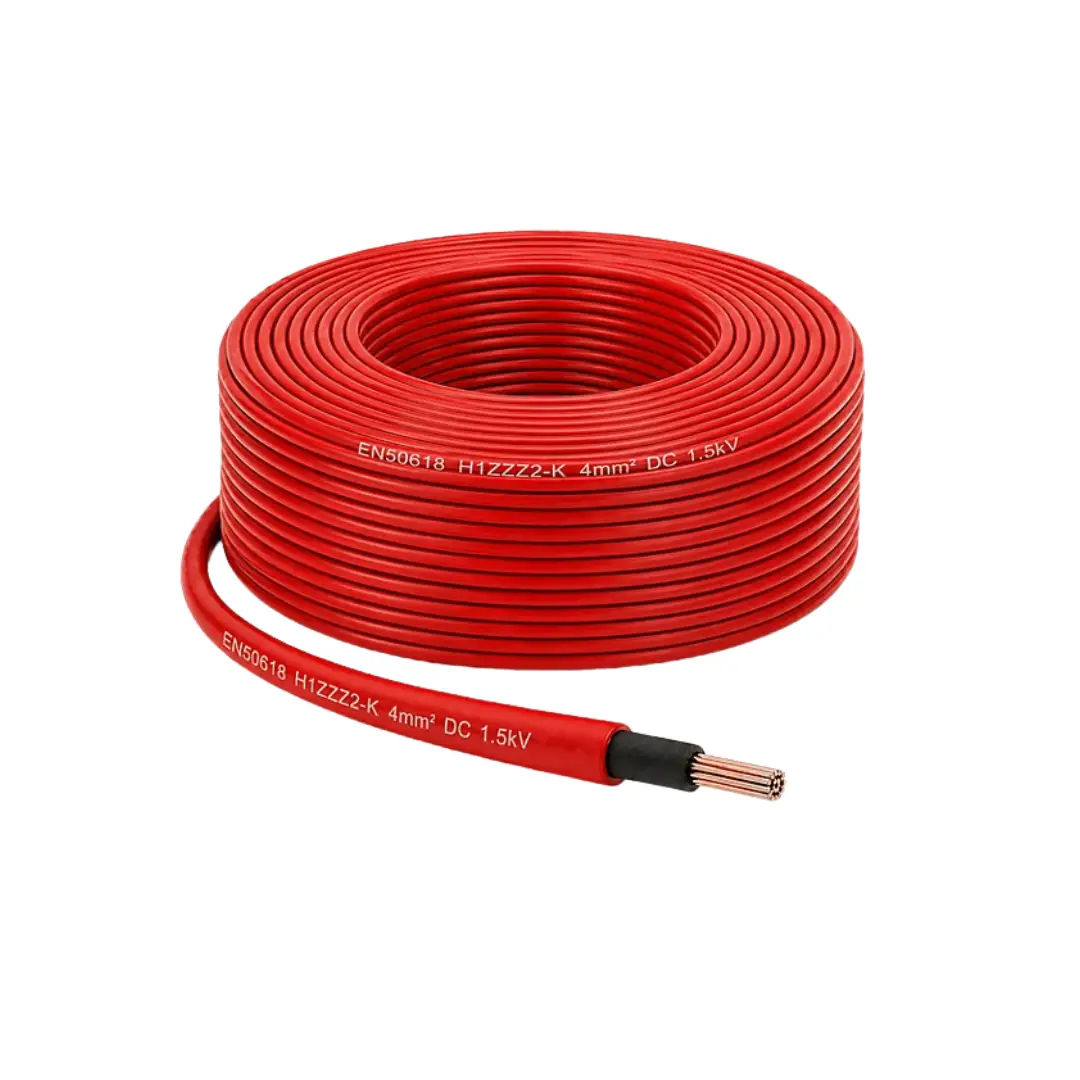 Cable Solar DC Rojo 4mm² METRO Cable Solar DC Rojo 4mm² METRO - Imagen 1