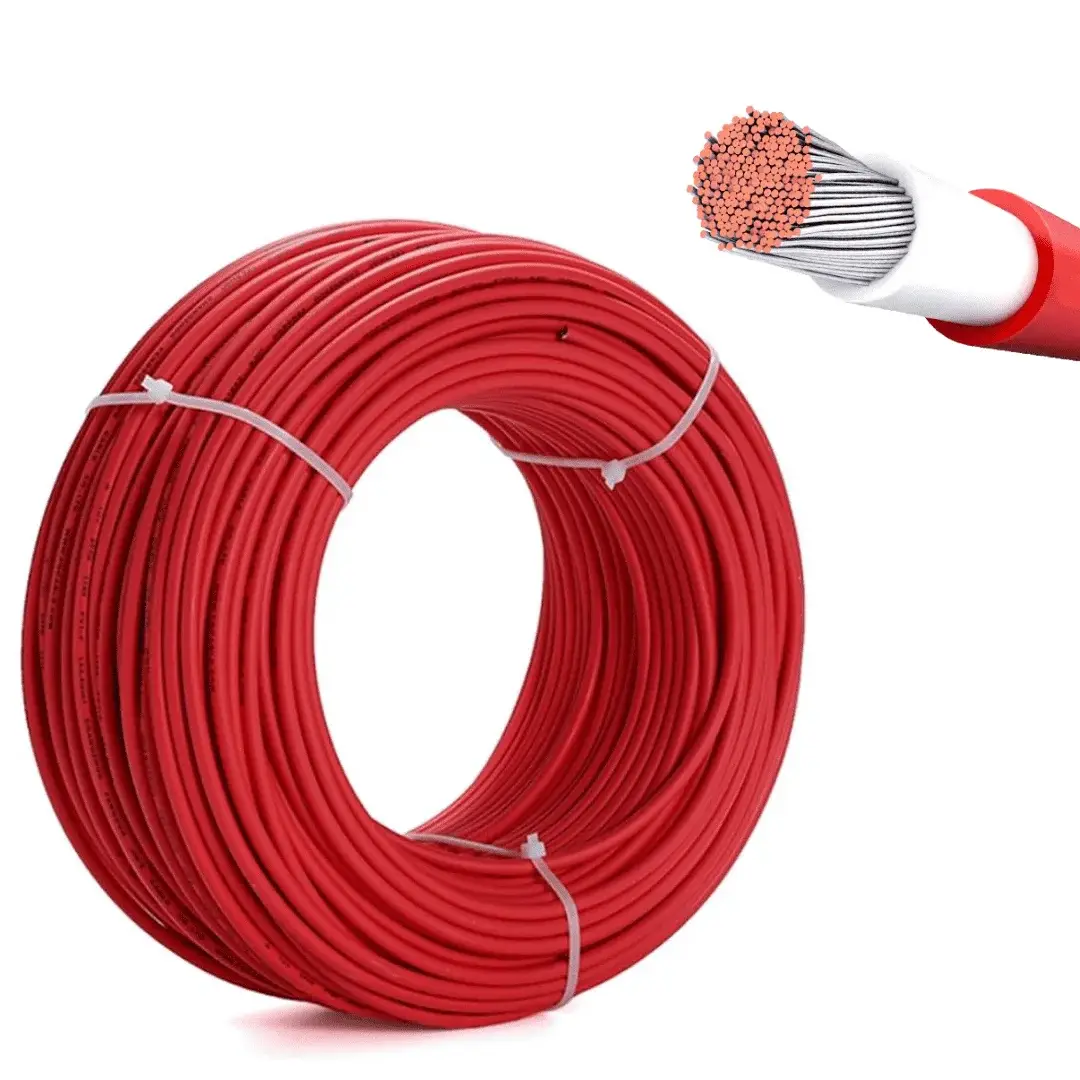 Cable Solar DC Rojo 6mm² METRO Cable Solar DC Rojo 6mm² METRO - Imagen 1