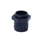 Conector PVC Gris de 1/2"