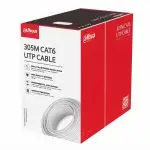Bobina De Cable UTP Dahua Cat6 Interior 100% Cobre Certificado